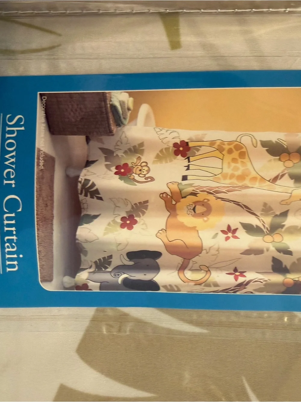 Sahara Animals Safari Bathroom Set Lion Giraffe Elephant Monkey 2000